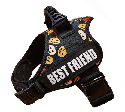 Personalised No Pull Dog Harness with Custom Name and Phone Number Heavy Duty Pet Vest To Prevent Tugging Pulling Choking Lost