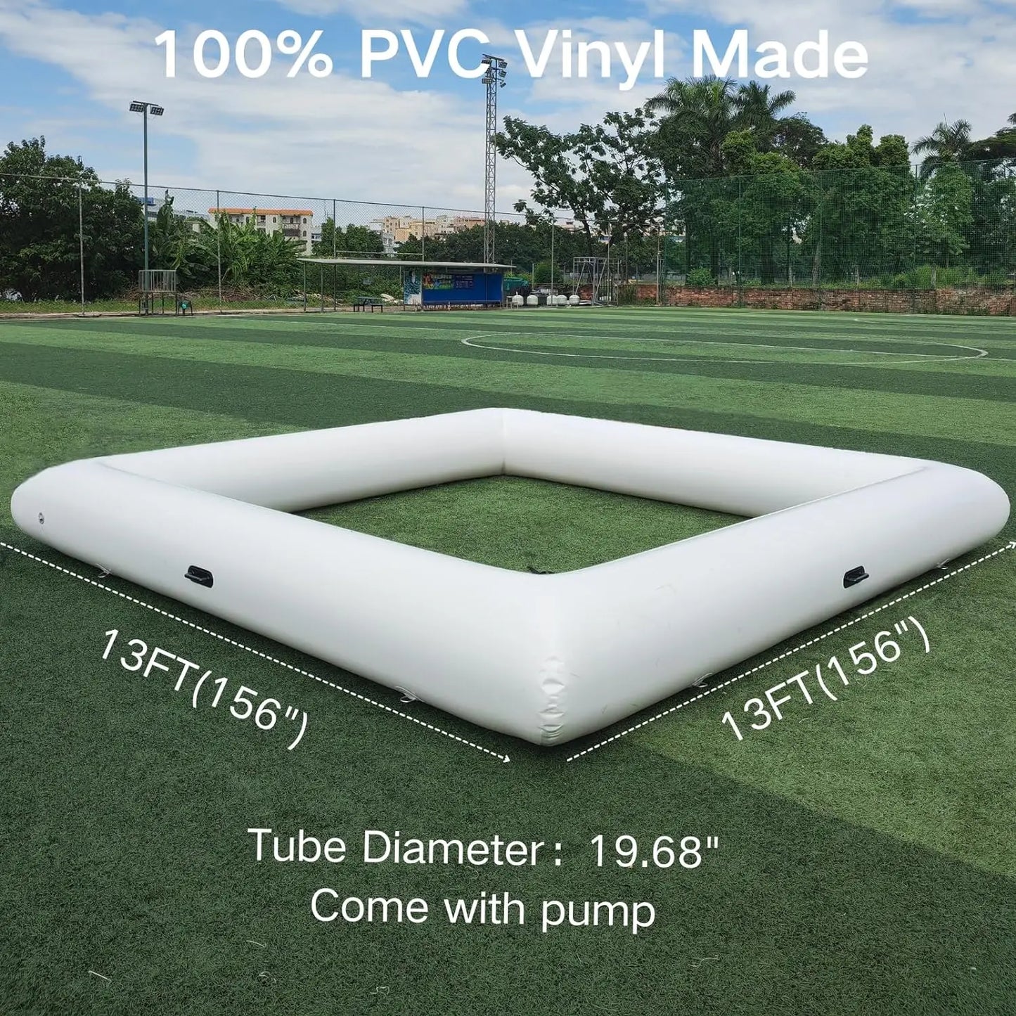 (IN STOCK)（This product is sold out）  Outdoor Amusement Inflatable Bumper Car Go Kart Track  go kart race tracks without cars