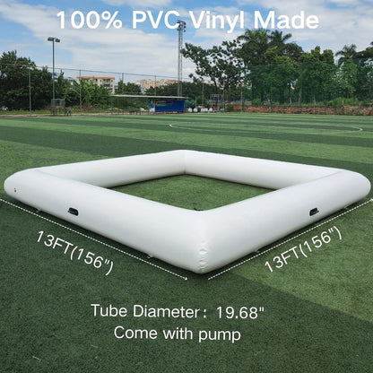 (IN STOCK)（This product is sold out）  Outdoor Amusement Inflatable Bumper Car Go Kart Track  go kart race tracks without cars