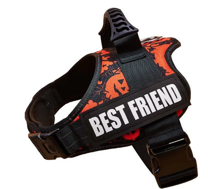 Personalised No Pull Dog Harness with Custom Name and Phone Number Heavy Duty Pet Vest To Prevent Tugging Pulling Choking Lost