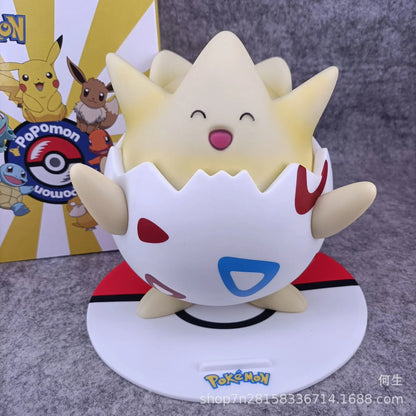 Hot New Pokemon Pikachu Doll Model Large Figure Charmander Eevee Porkby Squirtle Ornament Figurine Younth Toys Collects Gifts