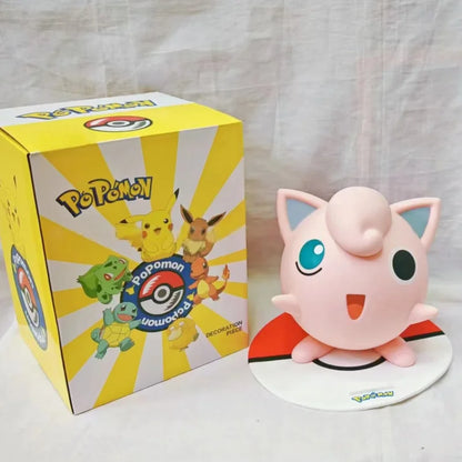 Hot New Pokemon Pikachu Doll Model Large Figure Charmander Eevee Porkby Squirtle Ornament Figurine Younth Toys Collects Gifts