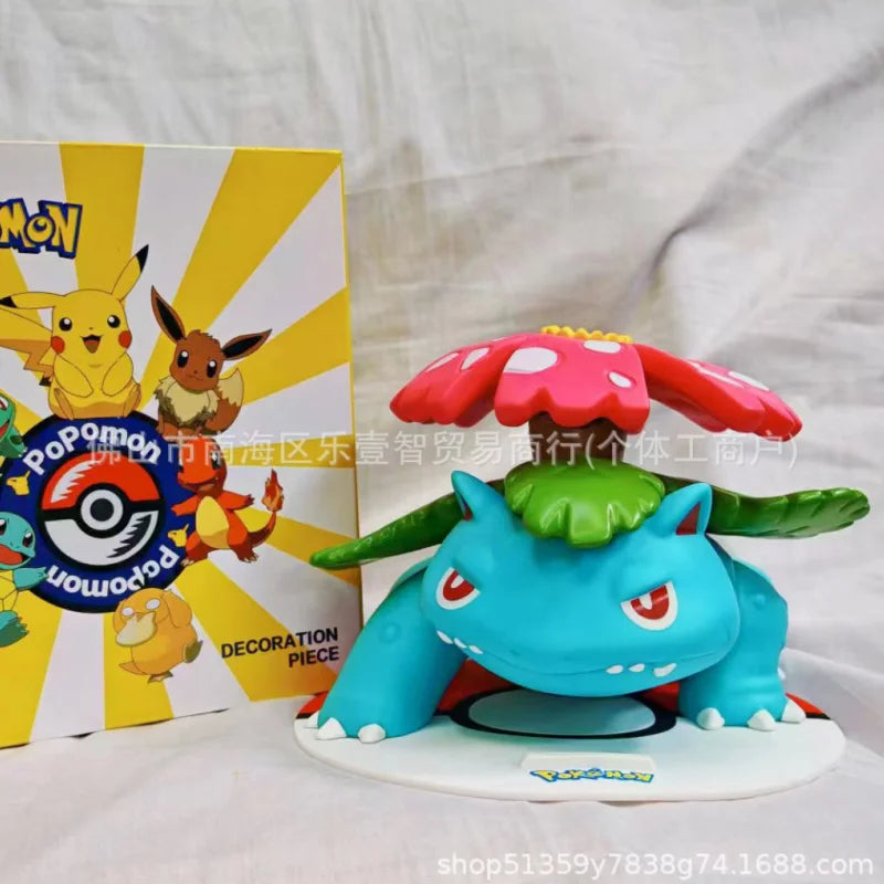 Hot New Pokemon Pikachu Doll Model Large Figure Charmander Eevee Porkby Squirtle Ornament Figurine Younth Toys Collects Gifts