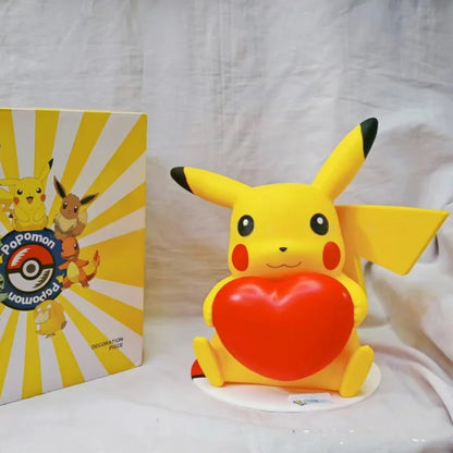 Hot New Pokemon Pikachu Doll Model Large Figure Charmander Eevee Porkby Squirtle Ornament Figurine Younth Toys Collects Gifts