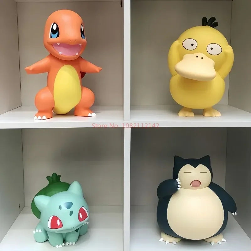 Hot New Pokemon Pikachu Doll Model Large Figure Charmander Eevee Porkby Squirtle Ornament Figurine Younth Toys Collects Gifts