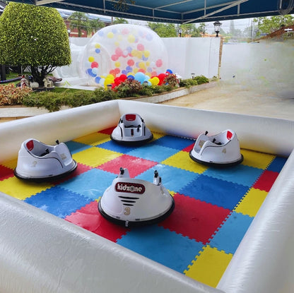 (IN STOCK)（This product is sold out）  Outdoor Amusement Inflatable Bumper Car Go Kart Track  go kart race tracks without cars